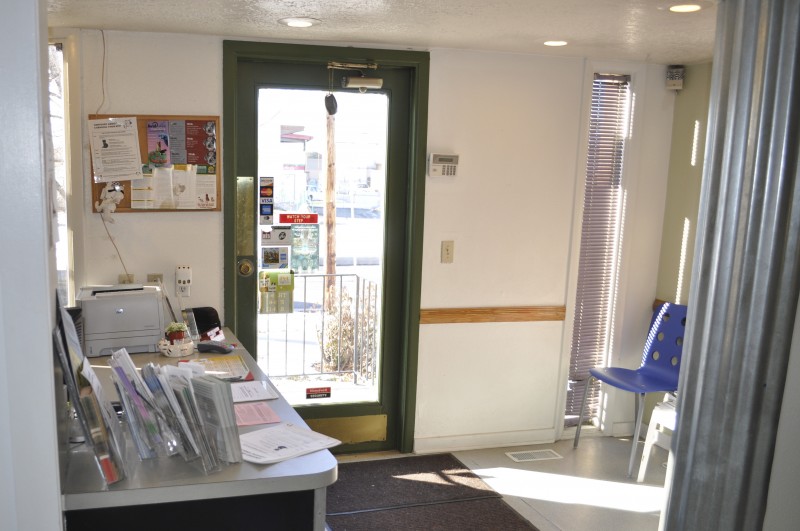 The Pet Stop clinic lobby